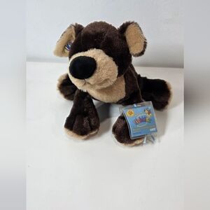 Ganz Webkinz Mocha Pup Plush Stuffed Animal  Toy Brown Dog